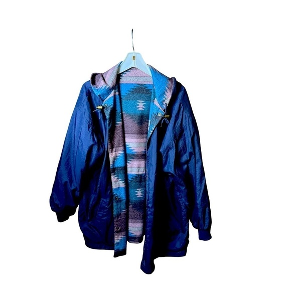 Vintage reversible southwest Aztec jacket - Picture 3 of 6